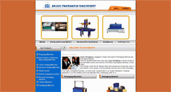 Desktop Screenshot of packagingmachineryarjun.com